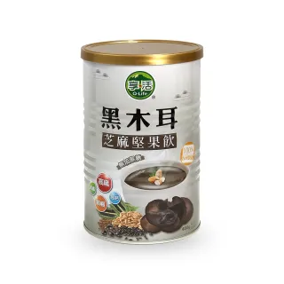 【Q-Life 享活】黑木耳芝麻堅果飲 450gx6罐(穀粉 高纖低卡輕食代餐 超級穀物 無糖 飽足 好吸收)