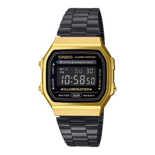 【CASIO 卡西歐】方形數位電子錶(A168WEGB-1B)