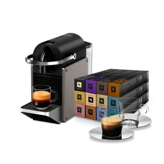 【Nespresso】膠囊咖啡機 Pixie_多色任選  送禮 入厝 全自動咖啡機(探索禮盒120顆迎新會員組)