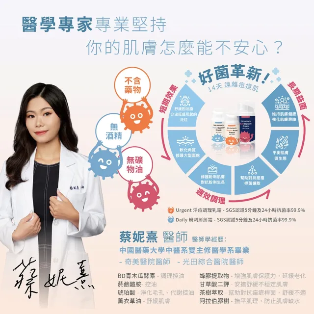 【ELLO】無暇笑容組_粉刺掰掰霜2入(MIT品牌 醫師推薦 皮膚瑕疵)