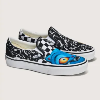 【VANS 官方旗艦】KPop Demon Hunters 獵魔女團 Classic Slip-On 黑色滑板鞋(童鞋)