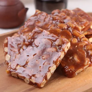 【老師傅】手工花生軟糖大塊豪邁款320克(獨立包裝/年貨/年節送禮)