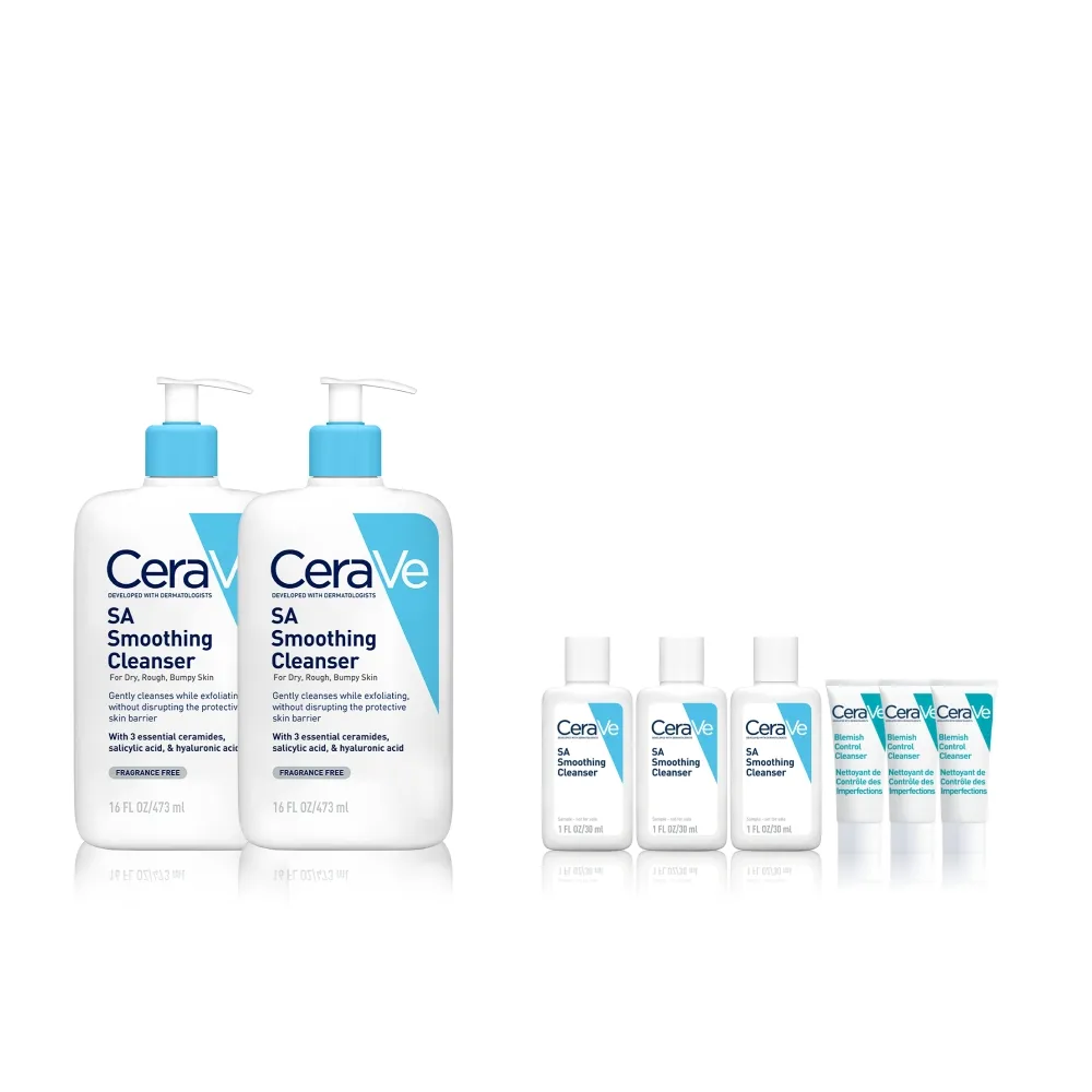 【CeraVe 適樂膚】粗糙顆粒肌囤貨組★水楊酸煥膚淨嫩潔膚露 473ml x2_J