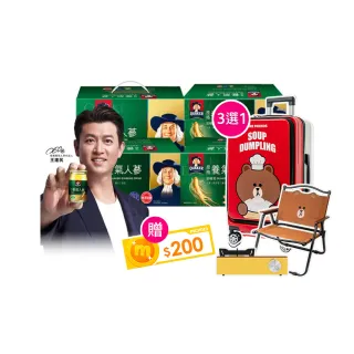 【QUAKER 桂格】無糖養氣人蔘 60mlx36入x3盒+19入x1盒(共127入)