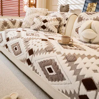 【BonBon naturel】冬季超柔經典暢銷款 保暖舒適防滑沙發墊(沙發墊/坐墊/椅墊/遊戲墊)