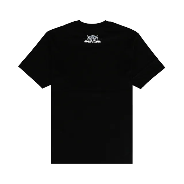 【KENZO】KENZO HAPPY TIGER大虎頭圖案LOGO棉質短袖T恤(男款/黑)