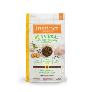 【Instinct 原點】天然雞肉糙米全犬配方4.5lb(WDJ 狗飼料 全齡適用)