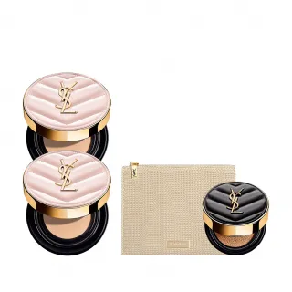 【YSL】官方直營 超模光感氣墊雙入組(粉氣墊12gx2)