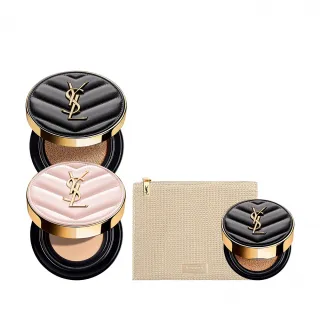 【YSL】官方直營 超模恆久完美氣墊雙入組(粉氣墊12g+全新皮革氣墊12g)
