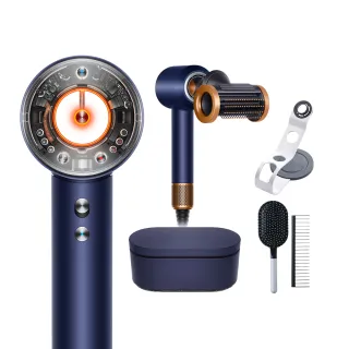 【dyson 戴森】HD16 Supersonic Nural™ 全新一代 吹風機 溫控 負離子(普魯士藍限定色 精裝禮盒組)