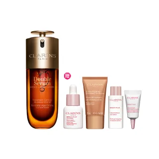 【CLARINS 克蘭詩】全新 經典黃金雙萃精華50ml(抗老/保濕)