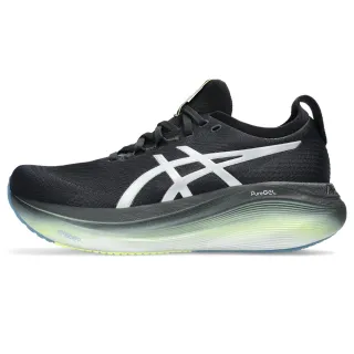 【asics 亞瑟士】GEL-NIMBUS 27 LUXE 女款 白金系列 緩衝 慢跑鞋(1012B816-001)