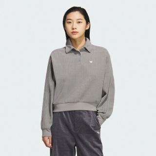 【adidas 愛迪達】CHENILLE 長袖 POLO 衫 女 - Originals KS5981