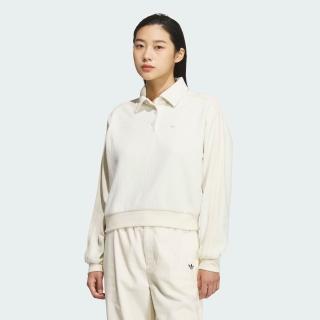【adidas 愛迪達】CHENILLE 長袖 POLO 衫 女 - Originals KS5982