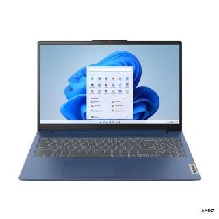 【Lenovo】15.6吋R5輕薄筆電(IdeaPad Slim 3/82XQ00TFTW/R5-7520U/16G/512G/W11/藍)