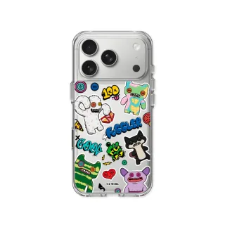 【RHINOSHIELD 犀牛盾】iPhone 14-17系列 Clear 抗黃化透明防摔手機殼/貼貼怪(Fuggler放克牙寶)