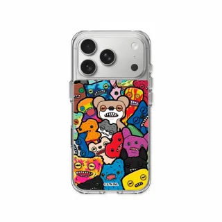 【RHINOSHIELD 犀牛盾】iPhone 14-17系列 Clear MagSafe兼容透明防摔磁吸手機殼/倍感牙力(Fuggler放克牙寶)