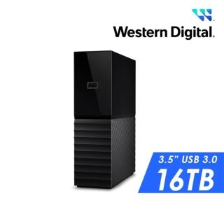 【WD】My Book 16TB 3.5吋 外接硬碟(WDBBGB0160HBK-SESN)