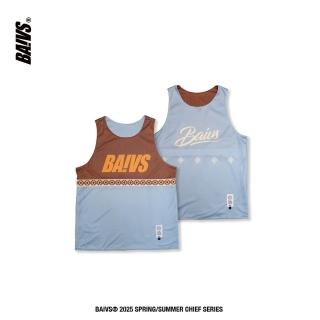 【BAIVS】Reversible Mesh Jersey 男 球參 球衣 雙層 網眼 球衣 棕藍(BJT15873)