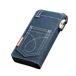 【ARKY】防盜密碼鎖牛仔手機包 多功能收納錢包