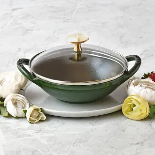 【法國Staub】迷你煲琺瑯鑄鐵鍋16cm-顏色任選(德國雙人牌集團官方直營)