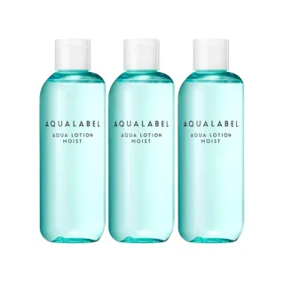 【AQUALABEL】水之印 健康浸透化妝水 220ml(清爽款 3入組)