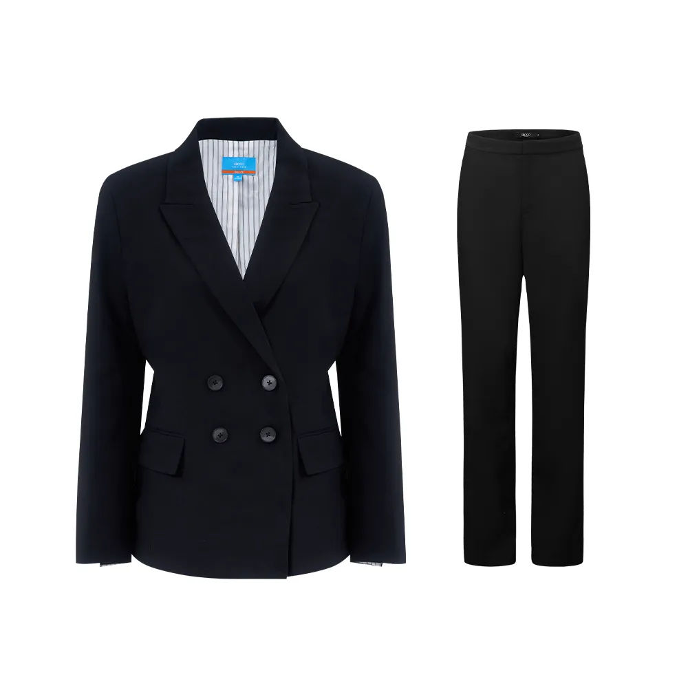 【G2000】商務防紫外線功能平紋套裝外套-黑色(3121173499)