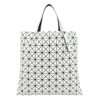 【ISSEY MIYAKE 三宅一生】Prism Matte 2 10X10 珍珠偏光手提包(白色)