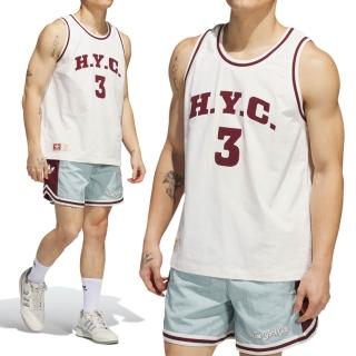 【adidas 愛迪達】HYC Tank 男款 女款 白酒紅色 中性 寬鬆 棉質 休閒 運動 背心 JC5972