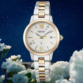 【SEIKO 精工】Lukia30年 限量 插畫家聯名 星月夜 光動能電波腕錶 聖誕節 禮物 送禮(1B32-0BG0KS/SSVW242J)