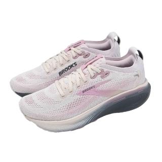 【BROOKS】慢跑鞋 Adrenaline GTS 25 女鞋 灰 粉紅 緩震 支撐 運動鞋(1204431B693)