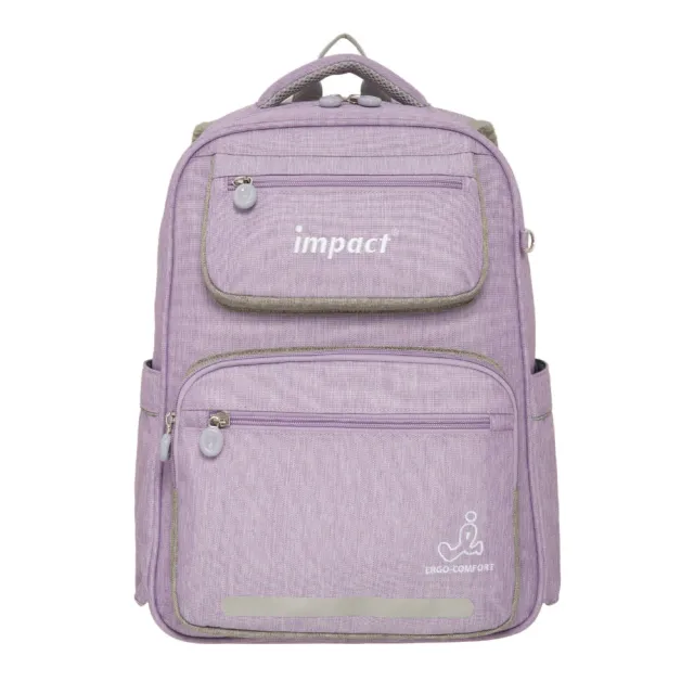 【IMPACT 怡寶】輕量成長型／閃耀星空輕量護脊書包｜momo限定｜120cm以上(國小 小學 兒童 學生)