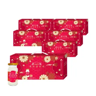 【華陀扶元堂】燕窩雪姬飲禮盒6盒組(6瓶/盒-年節禮盒/白木耳/膠原蛋白/送禮/春節禮盒)