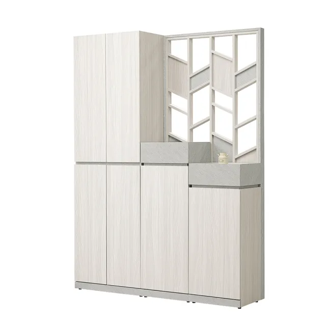 【MUNA 家居】黛拉4.65X6.5尺玄關組合鞋櫃/Z151+Z154+Z15+Z1605(鞋櫃 櫥櫃 屏風鞋櫃 收納)