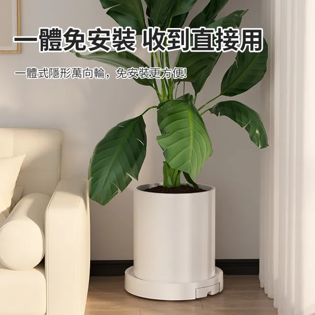 【zLife】加厚移動式花盆托盤 精鋼萬向輪盆栽置物架 透氣花盆底座 盆栽底托花托 重物盆栽底盤 瀝水托盤