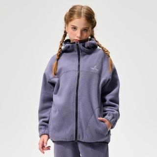 【NAUTICA KIDS】紫細絨連帽外套 6-18歲 O6834155(Nautica kids 保暖外套)