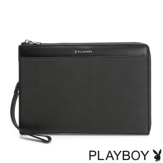 【PLAYBOY】手拿包 Defense系列(黑色)