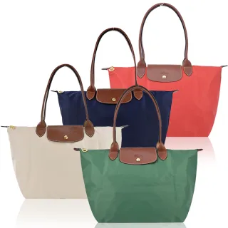 【LONGCHAMP】LE PLIAGE系列長把再生尼龍摺疊水餃包(大/多色選)