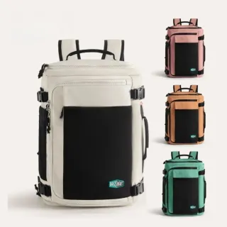 【BAGSMART】38L旅人擴充後背包(防盜背包 原廠保固 旅行背包 登山背包 大容量)