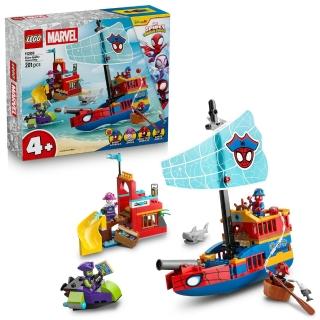 【LEGO 樂高】Spidey 11208 蜘蛛小隊海盜船(啟蒙玩具 超級英雄玩具 積木 兒童玩具)