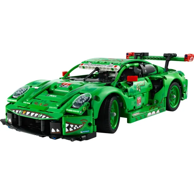 【LEGO 樂高】科技系列 42224 Porsche 911 GT3 R REXY AO Racing 賽車(保時捷跑車 賽車模型 積木 玩具)