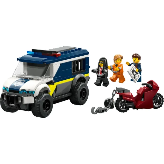【LEGO 樂高】城市系列 60479 警用囚車(玩具車 創意力遊戲 積木 兒童玩具)