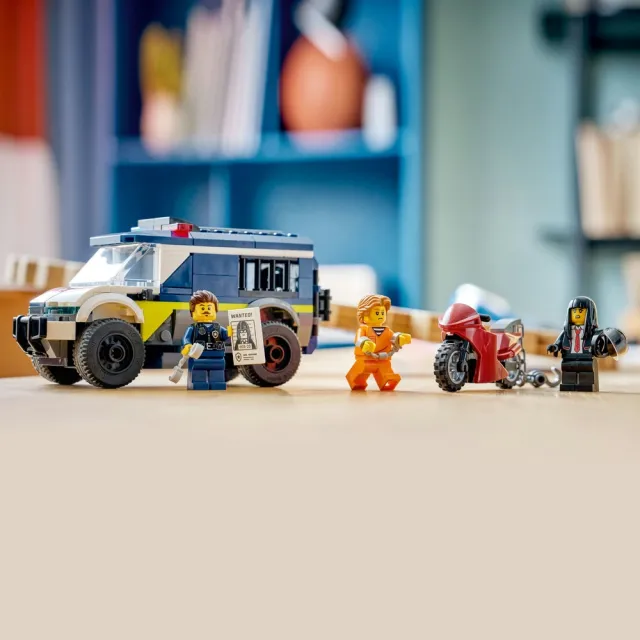 【LEGO 樂高】城市系列 60479 警用囚車(玩具車 創意力遊戲 積木 兒童玩具)