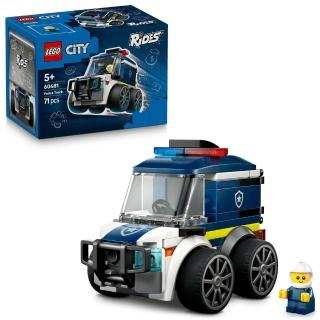 【LEGO 樂高】城市系列 60481 Rides-警用卡車(玩具車 創意力遊戲 積木 兒童玩具)