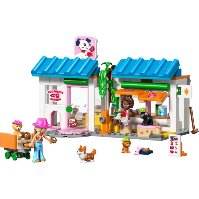 【LEGO 樂高】Friends 42677 狗狗點心烘焙坊(動物玩具 扮家家酒 積木 兒童玩具)