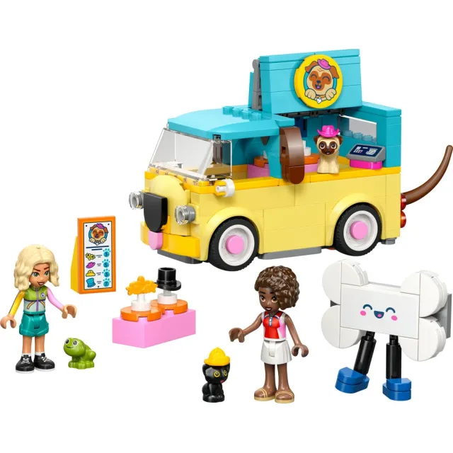 【LEGO 樂高】Friends 42678 寵物飾品車(玩具車 扮家家酒 積木 兒童玩具)