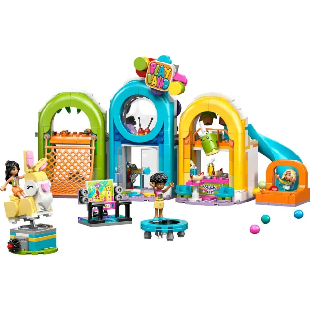 【LEGO 樂高】Friends 42686 歡樂室內遊樂場(創意力遊戲 扮家家酒 積木 玩具)