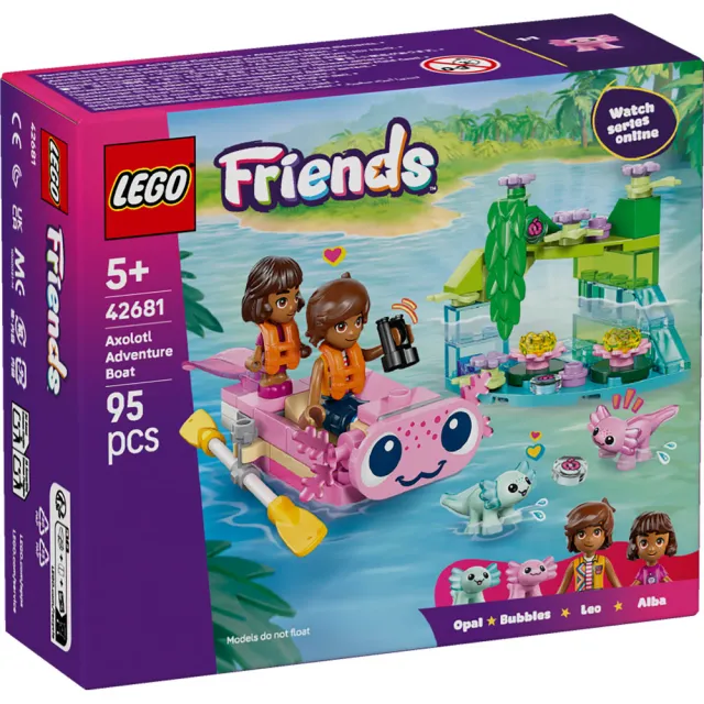 【LEGO 樂高】Friends 42681 六角恐龍冒險船(玩具船 扮家家酒 積木 兒童玩具)