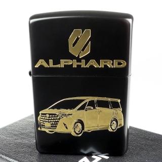 【Zippo】日系 Toyota 豐田 Alphard 阿爾法/阿法圖案蝕刻設計打火機
