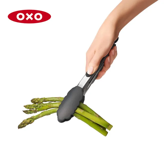 【OXO】不沾鍋矽膠料理神器 餐夾 湯杓 攪拌鏟 不傷鍋具(任選2入組)
